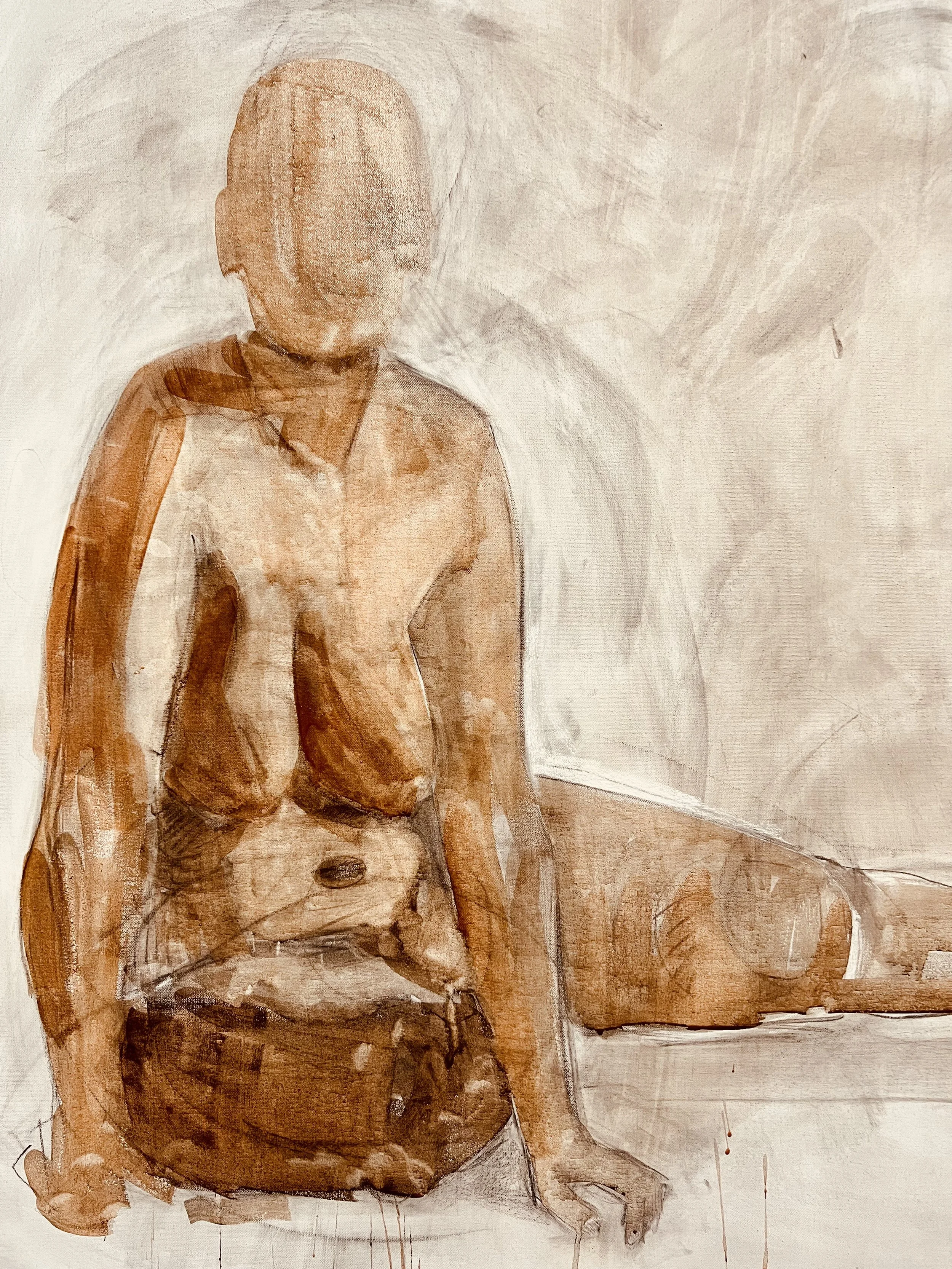 I am a Woman — Underpainting