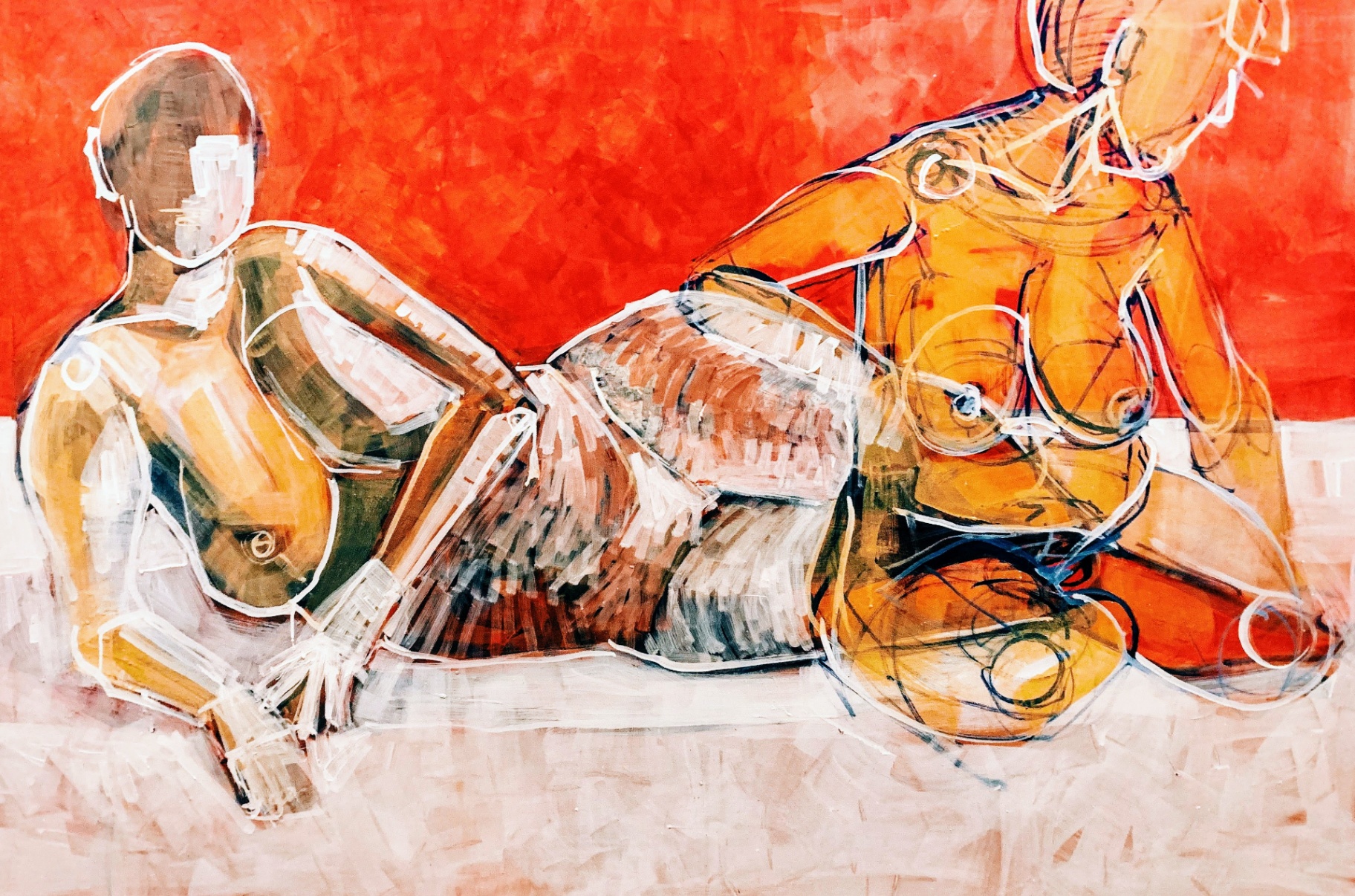 Good Feelings — Linework over color
